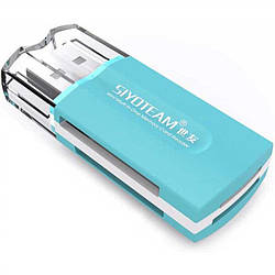 Картрідер зовнішній Siyoteam SY-596 SD/MMC/SDHC/MiniSD/T-Flash/MicroSD/M2/Sony Memory Stick