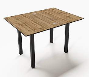 Стіл розкладний для маленької кухні Ажур Fusion Furniture, колір венге / дуб аппалачі, фото 3