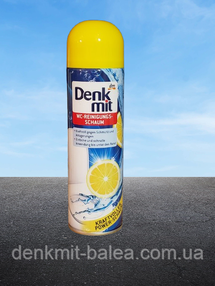 Пінка для чищення та дезінфекції туалету без хлору Denkmit Reinigungs Schaum 400 мл