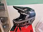 Велошолом фулфейс BMX даунхіл Bell Full-9 Fusion MIPS Matte Black Grey XL (59-61см), фото 7
