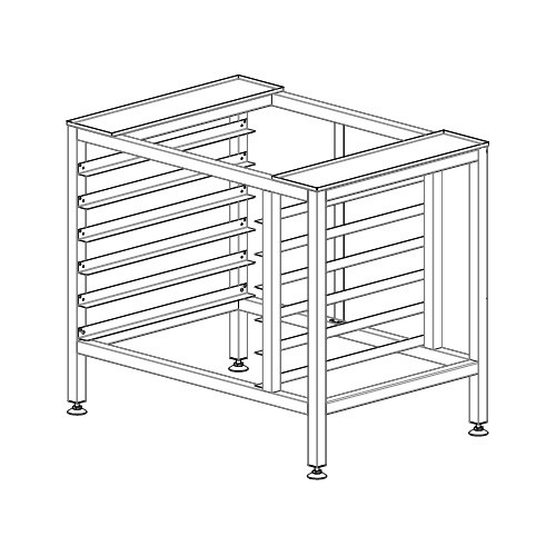 Підставка 28010536 під печі Retigo моделі DM 611 1011 з напрямними 600x400, фото 1