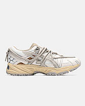 Кросівки Asics Gel Kahana TR V2 Cream Pure Silver Асікс Гель Кахана ТР В2 білі кеди текстиль шкіра демісезон унісекс, фото 6