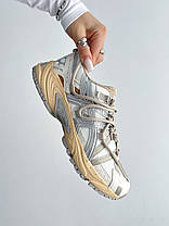 Кросівки Asics Gel Kahana TR V2 Cream Pure Silver Асікс Гель Кахана ТР В2 білі кеди текстиль шкіра демісезон унісекс, фото 3
