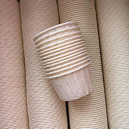 Форма паперова для випічки з бортиком посилена №414 кремова 50х40 мм, 24 шт