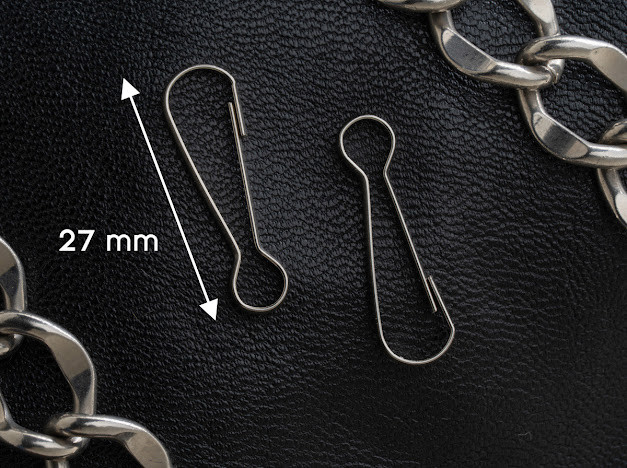 Карабін для ключів. 27мм, фото 1