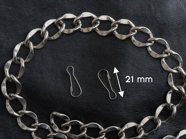 Карабін для ключів. 21мм, фото 1