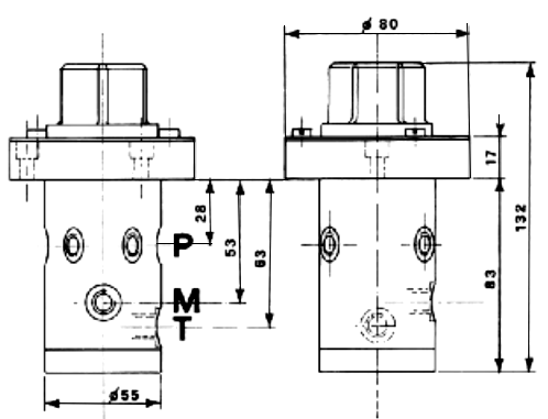розміри перемикача HB6