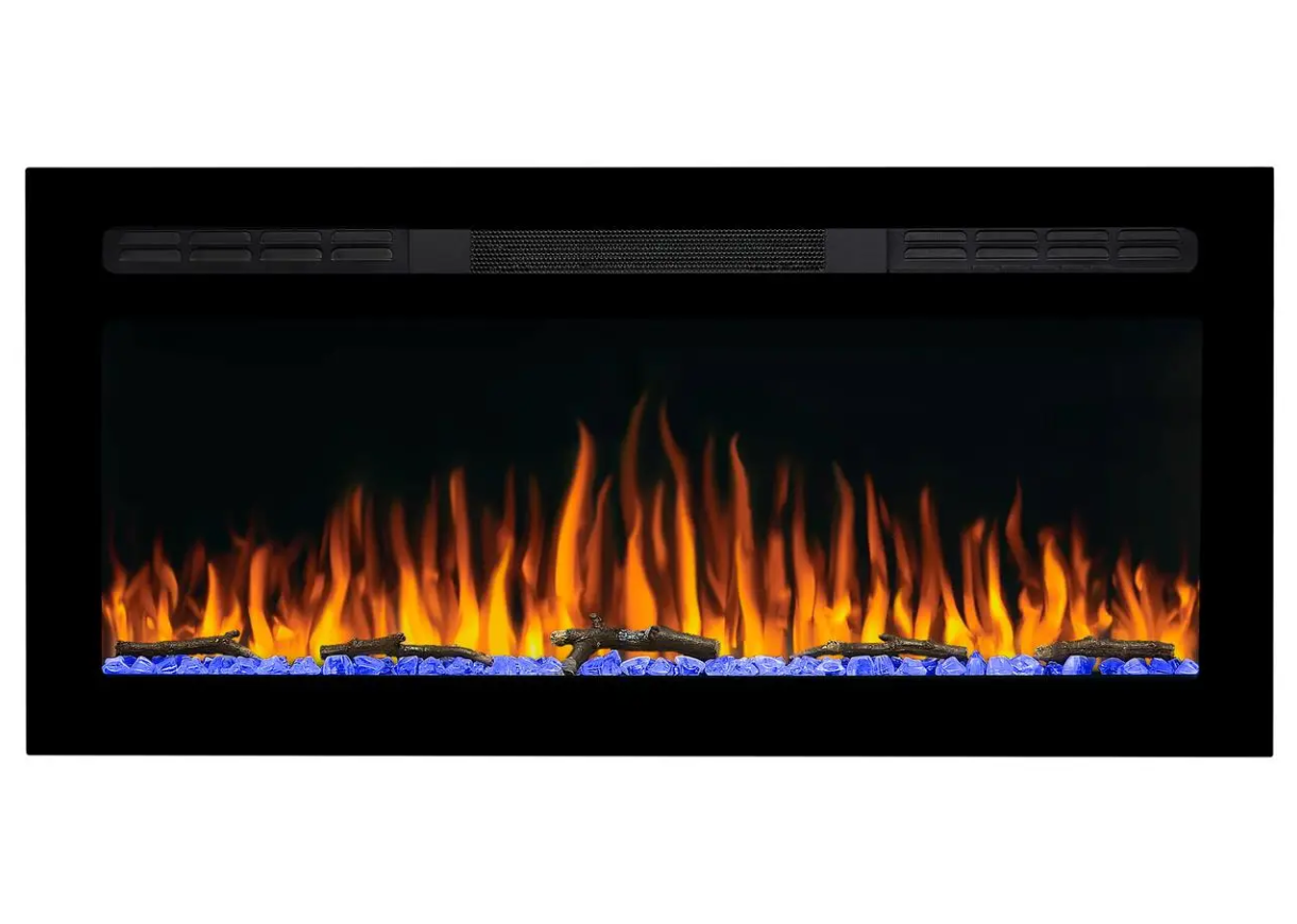 Електрокамін Вбудований ArtiFlame AF37WR Декоративний Електричний Камін з ефектом живого вогню