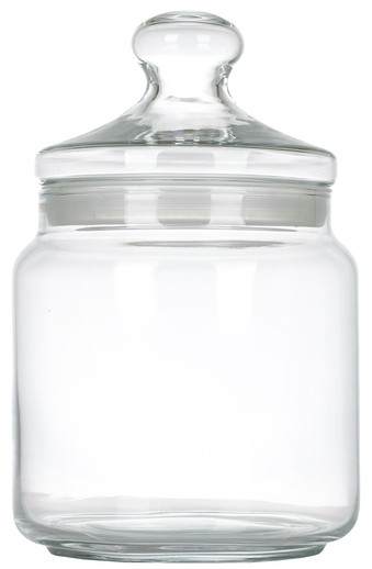 Скляна ємність для зберігання сипучих продуктів із кришкою Luminarc Big Club 1,5 л, банка для круп 34818, фото 1