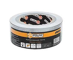 Скотч армований Polax клейка стрічка 50 мм х 50 м