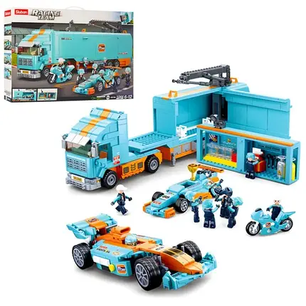 Конструктор Sluban M38-B0766 "Трейлер команди автогонщиків" 1044 деталей, фото 1