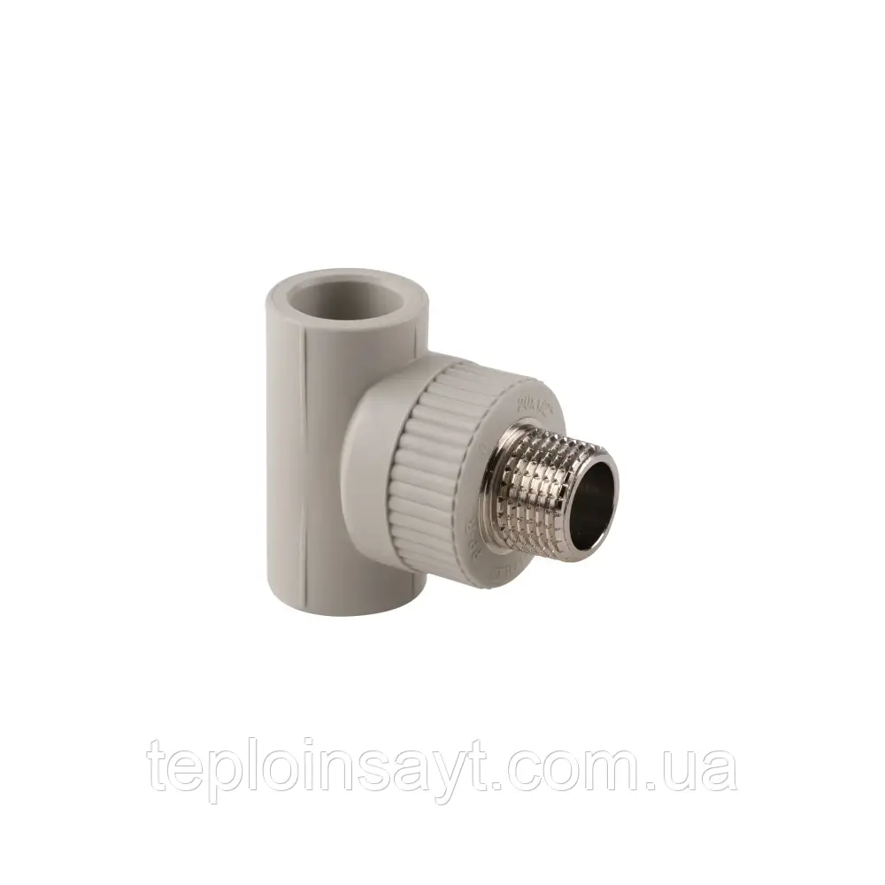 Трійник з поліпропілену 20х1/2"зх20 для труб з поліпропілену Thermo Alliance