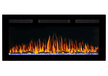 Електрокамін Вбудований ArtiFlame AF40WR Декоративний Електричний Камін з ефектом живого вогню