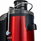 Соковитискач центрифужний Royalty Line PJ-19001 (700 Вт, нержавіюча сталь, контейнер для соку 0,45 л), фото 7