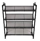 Полиця для взуття Eco Fabric 4-х рівнева 74х30.5х83.5см, (EF-7529-4), фото 2