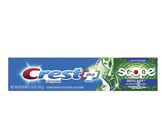 Зубна паста свіже дихання Crest Scope outlast Toothpaste 153гр, фото 1