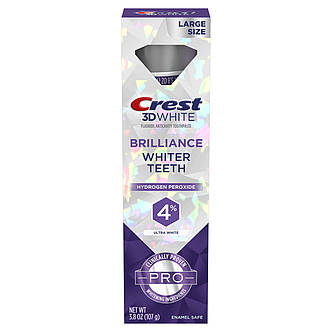 Вибілювальна зубна паста Crest 3D White Brilliance Toothpaste Hydrogen Peroxide 107 г, фото 1