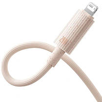 Кабель Baseus Habitat Series Fast Charging Cable USB to Lightning 2.4A 2m P10360200421-01 Pink, фото 4