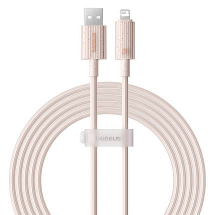 Кабель Baseus Habitat Series Fast Charging Cable USB to Lightning 2.4A 2m P10360200421-01 Pink, фото 1
