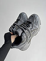 Чоловічі кросівки Asics Gel Kahana TR V2 Grey Brown Асікс Гель Кахана ТР В2 сірі кеди текстиль шкіра демісезон, фото 5
