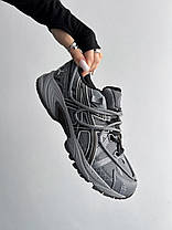 Чоловічі кросівки Asics Gel Kahana TR V2 Grey Brown Асікс Гель Кахана ТР В2 сірі кеди текстиль шкіра демісезон, фото 4