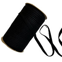 Тесьма кіперна х/б 10мм колір чорний (уп 100м) 6622-2105 ШР