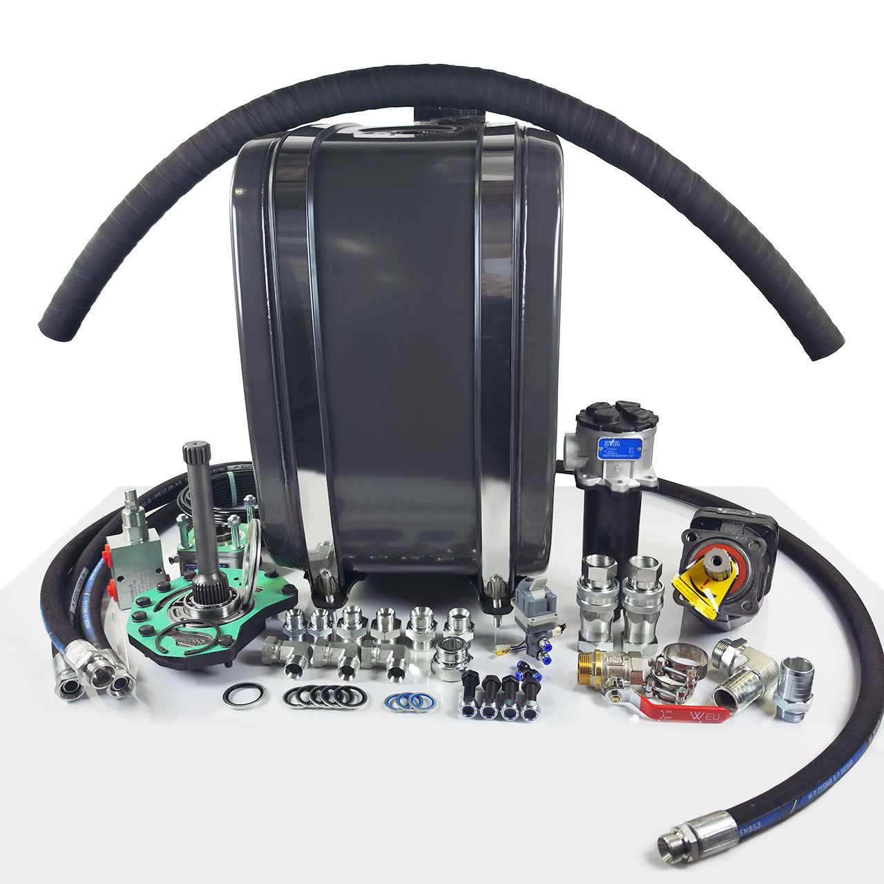 Двоконтурна гідравліка на тягач Мерседес Mercedes Actros, Axor (Бак на вибір, Туреччина), фото 1