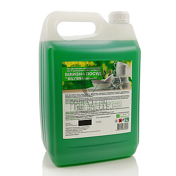 Білизна Посуд - миючий засіб для посуду, ефективно видаляє забруднення, концентрат 5л