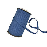 Тесьма кіперна х/б 10мм колір синій (уп 100м) 6622-1234 ШР