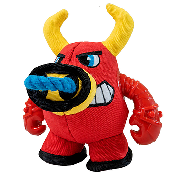 Іграшка для собак CROCI Казкові воїни, бик пищалка 18*12*12см