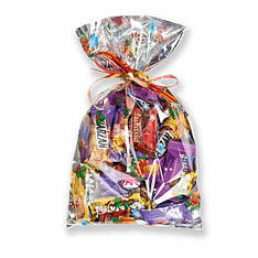 Солодкий новорічний подарунок в пакетику №25, 300 г. замовлення від 40 шт.