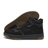 Чоловічі зимові шкіряні черевики LK Step Black