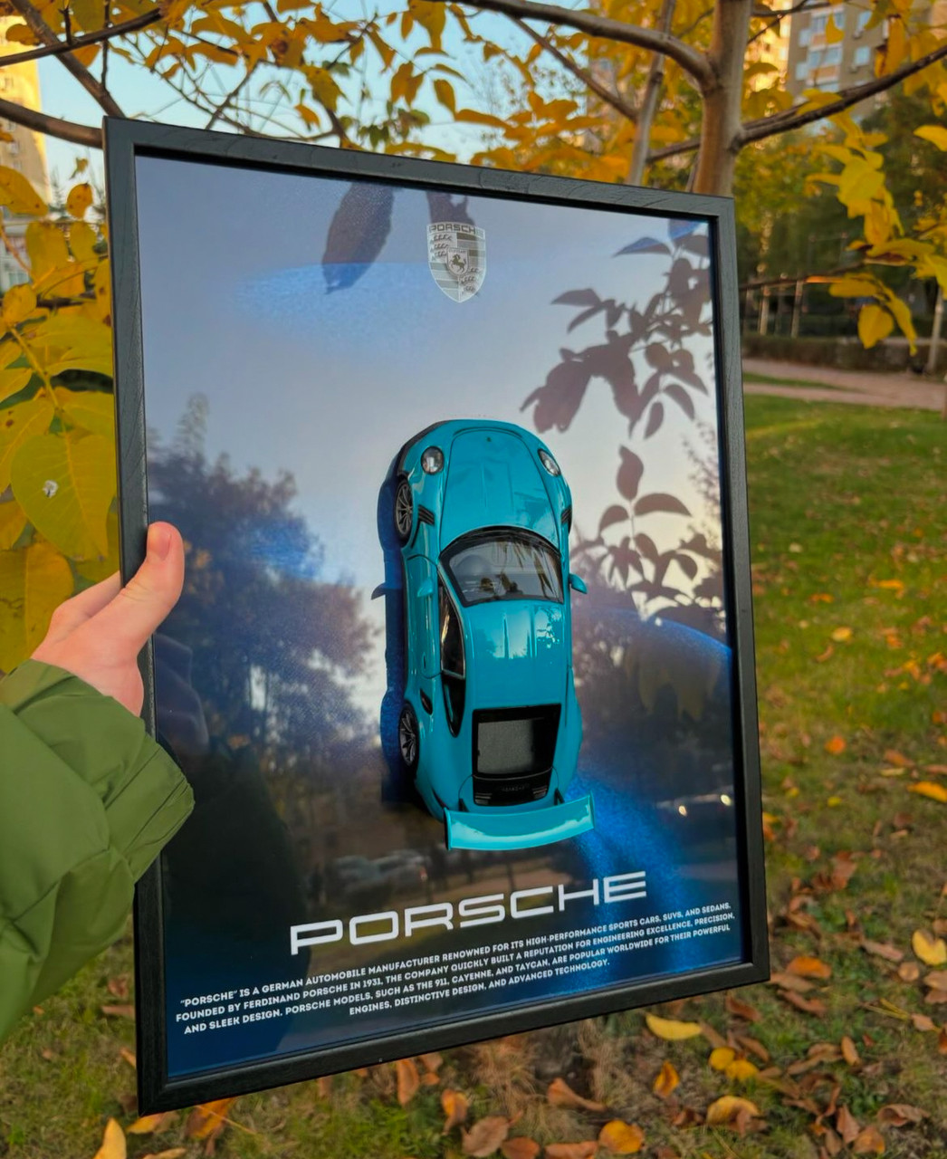 Картина авто Porsche 911 30х40 см