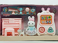 Ігровий набір Yi wu jiayu Флоксовий зайчик Bay Dreamy «Музична школа» 6670-2, фото 2
