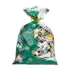 Солодкий новорічний подарунок в пакетику №26, 400 г. замовлення від 40 шт.