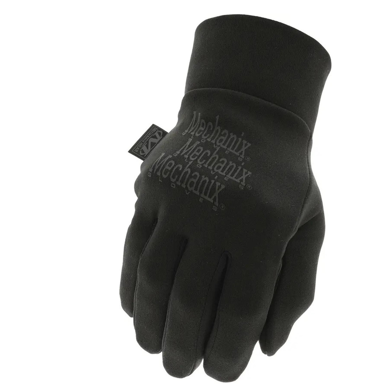Чорні зимові рукавички Mechanix ColdWork Base Layer Black Для військових з матеріалу SoftShell