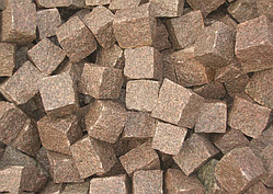Наши работы и продукты по гранитной брусчатки колотой и пиленной в Киеве