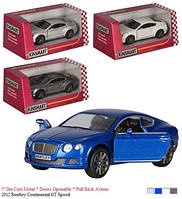 Модель легкова BENTLEY CONTINENTAL GT SPEED 5"" KT5369W метал.інерц.відкр.дв.4кол.кор./96/