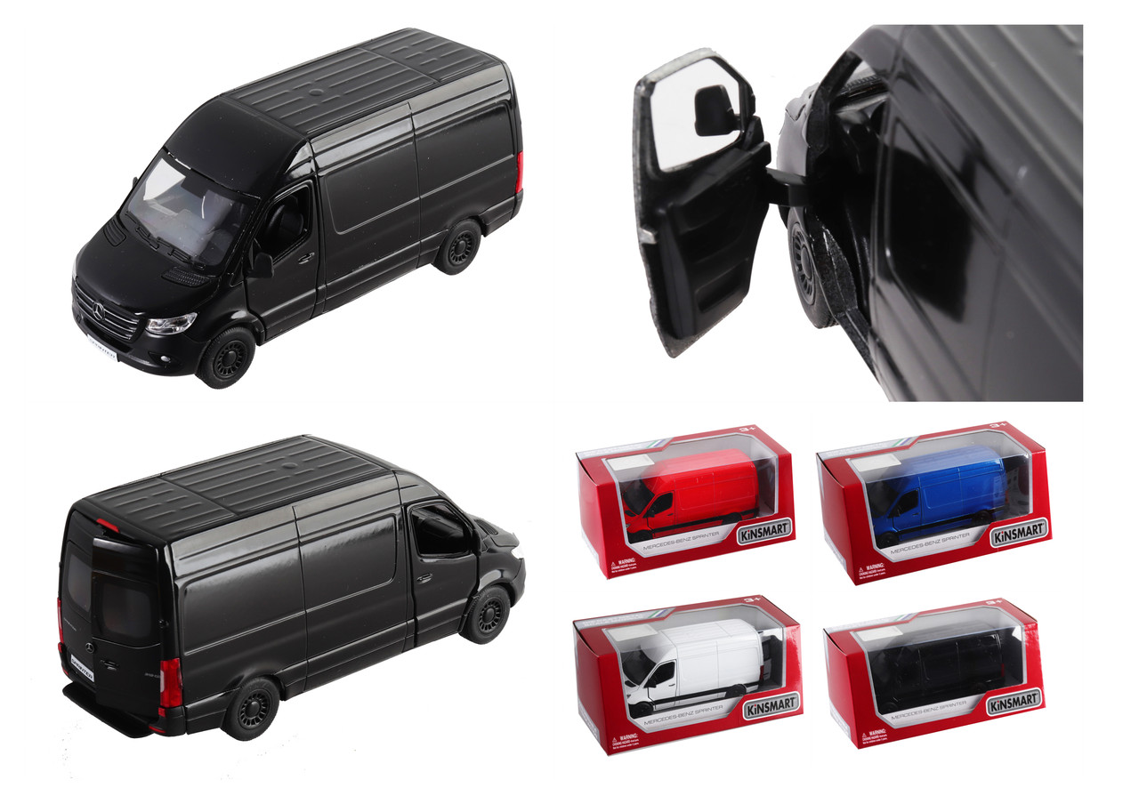 Модель автобус MERCEDES-BENZ 5"" KT5426W Sprinter метал.інерц.відкр.двері.4кол.кор./96/, фото 1