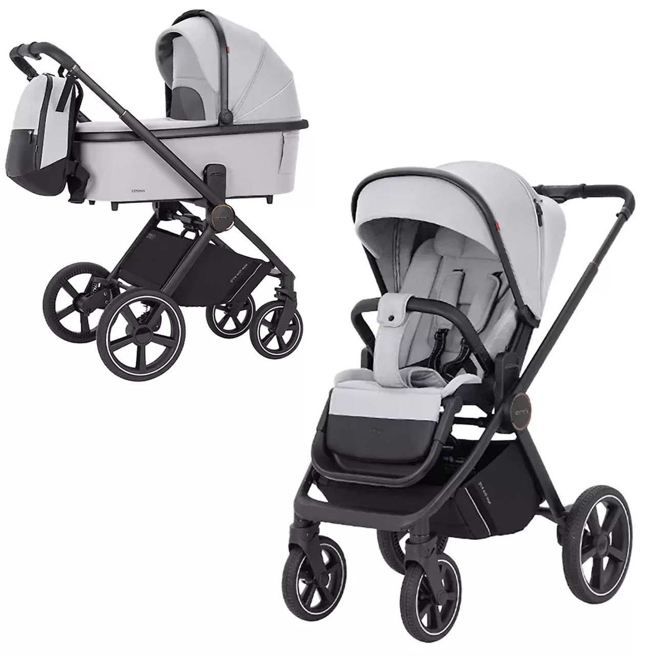 Універсальна коляска 2в1 CARRELLO Ultimo CRL-6518 Arctic Grey Сіра
