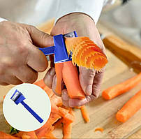 Терка-точилка для фігурних слайсів моркви, огірка, овочерізка для декору страв