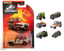 Транспорт Matchbox FMW90 Jurassic World метал.16в.лист 17*4*11 /240/