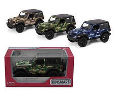 Модель джип JEEP WRANGLER 5"" KT5420WB Military hard top метал.інерц.відкр.дв.3кол.кор./96/