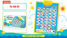 Плакат навч. "Абетка" укр. плакат, батар., кор.  49*23*4 см /24-2/