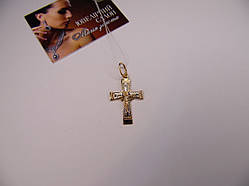 Хрестик золотий, вага 0,91 г Новий