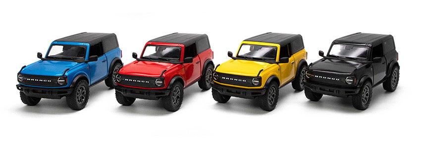 Модель джип FORD BRONCO (2022) 5"" KT5438WB hard top метал.інерц.відкр.дв.4кол.кор./96/