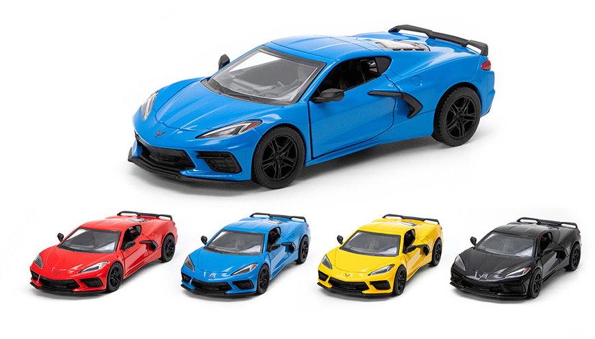 Модель легкова CORVETTE (2021) 5"" KT5432W метал.інерц.відкр.дв.4кол.кор./96/, фото 1
