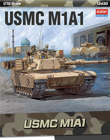 USMC M1A1 Abrams. Збірна модель танка у масштабі 1/72. ACADEMY 13430, фото 3
