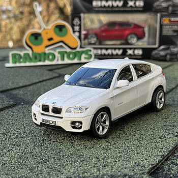 Машинка на радіоуправлінні BMW X6 Біла | Машинки на пульті управління | Машина БМВ на радіокеруванні