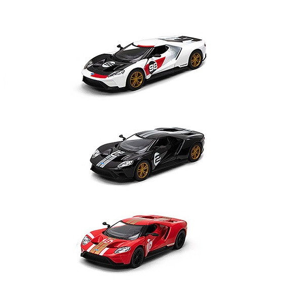 Модель легкова FORD GT (Heritage Edition) 5"" KT5448W метал.інерц.відкр.дв.3кол.кор./96/